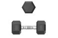 Гантель гексагональная UNIX Fit обрезиненная 7,5 кг, 2 шт. фото 8