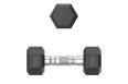 Гантель гексагональная UNIX Fit обрезиненная 2,5 кг, 2 шт. фото 8